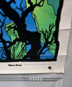 Black Stallion Rare Original Vintage 1975 Black Light Poster 23 x 35 Velvet