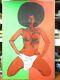 Black Girl Afro-dite Vintage Black Light Vintage Poster 1970 Inv#2129