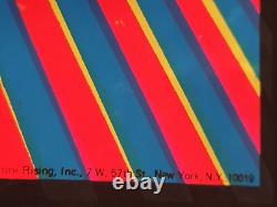 Blacklight Poster 1970 Salvatore Bovoso Gemini Rising Psychedelic 35.5x23.5