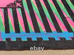 Blacklight Poster Zig Zag Man Enjoy 70's Vintage Poster