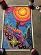 Blacklight Poster Vintage 1970 Sunrise Skiier 23x 35 Used No Returns Accepted