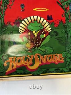 Bob Fried Holy Smoke Vintage Black light Poster Bob Fried Holy Smoke Vintage Black light Poster