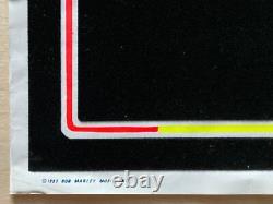 Bob Marley The Positive Day Vintage 1993 Black Light Poster 23 x 35