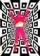 Businessman Votex Blacklite Poster 60s Vintage Original Cool