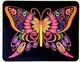 Butterfly Vintage 70s Blacklight Poster Original 1970s 29x23 Keke Stewart Cool
