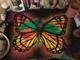 Butterfly Vintage 1970s Black Light Poster. 20x30. Pinholes, Rolled