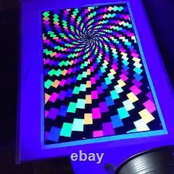 COLLECTION OF 22 Black Light Posters Flocked, 24 x 36 with new frames FREE SHIP