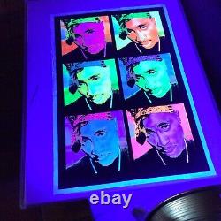 COLLECTION OF 22 Black Light Posters Flocked, 24 x 36 with new frames FREE SHIP