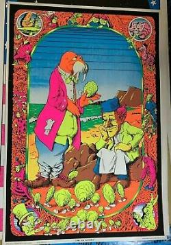 COME JOIN THE DANCE VINTAGE 1970 BLACKLIGHT POSTER By JOE ROBERTS JR -NICE