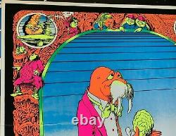 COME JOIN THE DANCE VINTAGE 1970 BLACKLIGHT POSTER By JOE ROBERTS JR -NICE