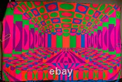 CONVENTION VINTAGE 1970 THIRD EYE BLACKLIGHT POSTER By ROY AHLGREN #310