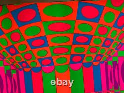 CONVENTION VINTAGE 1970 THIRD EYE BLACKLIGHT POSTER By ROY AHLGREN #310