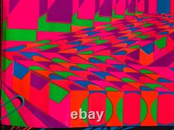 CONVENTION VINTAGE 1970 THIRD EYE BLACKLIGHT POSTER By ROY AHLGREN #310