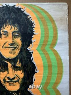 CREATIVE POSTERS INC The Who DAIL BEEGHLY Black Light'71 ORIG RARE