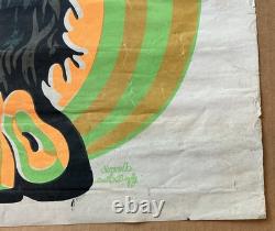 CREATIVE POSTERS INC The Who DAIL BEEGHLY Black Light'71 ORIG RARE