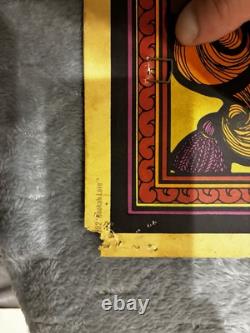 C. Keelan 1967 Psychedelic Poster Let Us Then Free From Hate Hippie Art VTG
