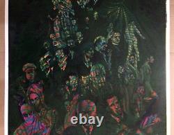 Cacophony Age & Garden Of Eden Original Vintage Blacklight Poster Satty Rare'67