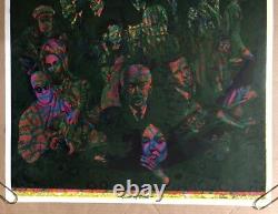 Cacophony Age & Garden Of Eden Original Vintage Blacklight Poster Satty Rare'67