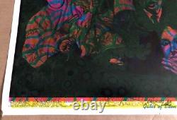 Cacophony Age & Garden Of Eden Original Vintage Blacklight Poster Satty Rare'67