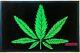 Cannabis Leaf Rare 1976 Vintage Black Light Poster 22.5 X 34