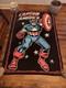 Captain America Blacklight Poster 32 Rare Nos Vtg 70s Flocked John Romita 1975