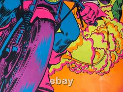 Captain America Marvel Comics Vintage 1971 Blacklight Poster The Third Eye #4015