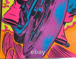 Captain America Marvel Comics Vintage 1971 Blacklight Poster The Third Eye #4015