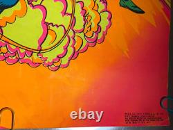 Captain America Marvel Comics Vintage 1971 Blacklight Poster The Third Eye #4015