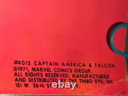Captain America Marvel Comics Vintage 1971 Blacklight Poster The Third Eye #4015