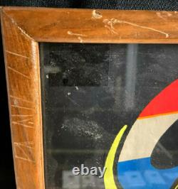 Captain America Vintage Framed Black Light Poster 1971