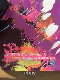 Celestial Happening Original Vintage Poster Black Light Psychedelic Pollock 1968