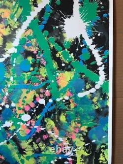 Celestial Happening Original Vintage Poster Psychedelic Pollock style abstract