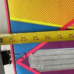 Chopper Motorcycle Sexy Lady original Black Light Poster 1969 Unused unopened