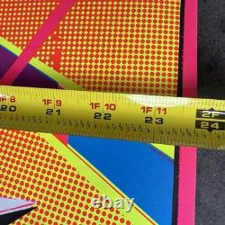 Chopper Motorcycle Sexy Lady original Black Light Poster 1969 Unused unopened