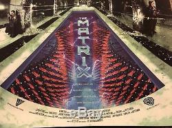Chris Skinner The Matrix Keanu Reeves Movie Print Blacklight UV Ink Poster Mondo