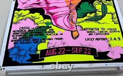 Classic blacklight Spirit of Virgo Zodiac Poster Funky Enterprise w light