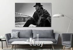 Clint Eastwood The Good, the Bad and the Ugly Western Large Poster Painting Art