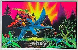 Come Fly Away With Me Original Vintage Black Light Poster 28 x 38
