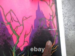 Come fly with me 1970's black light poster vintage psychedelic C2350