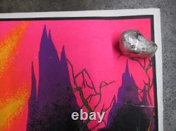 Come fly with me 1970's black light poster vintage psychedelic C2350