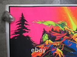 Come fly with me 1970's black light poster vintage psychedelic C2350