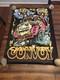 Convoy Trucker Blacklight Poster 32 Rare Nos Vtg 70s Nate Owens Flocked Masher