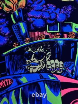 Convoy Trucker BLACKLIGHT POSTER 32 Rare NOS Vtg 70s Nate Owens Flocked Masher