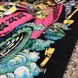 Convoy Trucker Blacklight Poster 31 Nate Owens 1970s Vintage Flocked Masher