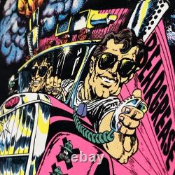 Convoy Trucker Blacklight Poster 31 Nate Owens 1970s Vintage Flocked Masher