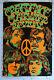 Creedence Clearwater Revival Vintage Blacklight Poster 1970 Pinup Beeghly Ccr