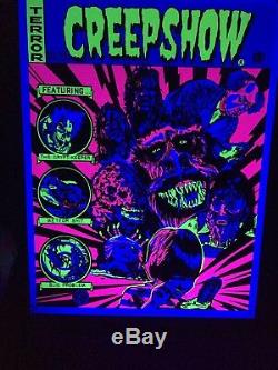 Creepshow Stephen King BlackLight Print Poster Mondo Horror Movie Black Light