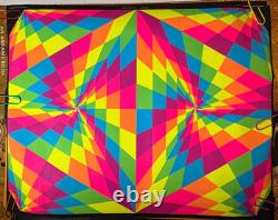 DEEP DEEP VINTAGE 1970's BLACKLIGHT HEADSHOP COCORICO POSTER By Nancy Parker