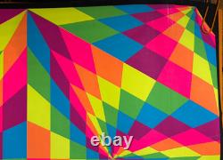 DEEP DEEP VINTAGE 1970's BLACKLIGHT HEADSHOP COCORICO POSTER By Nancy Parker