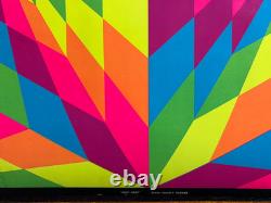 DEEP DEEP VINTAGE 1970's BLACKLIGHT HEADSHOP COCORICO POSTER By Nancy Parker